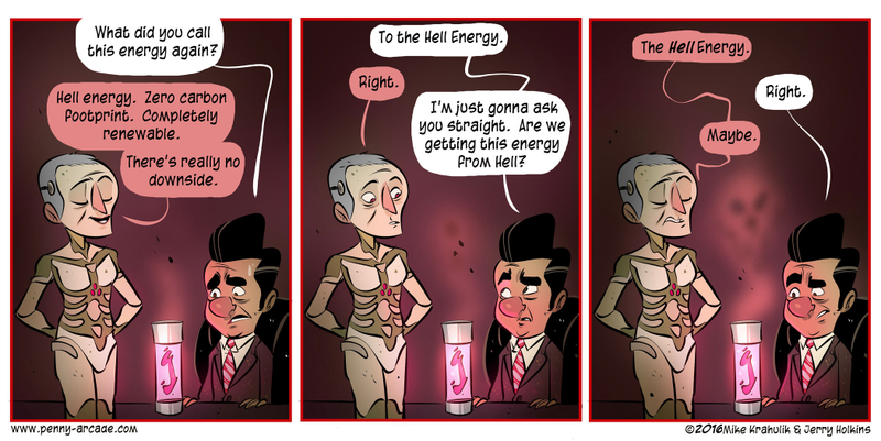 Illustration for article titled Sunday Comics: The Hell Energy